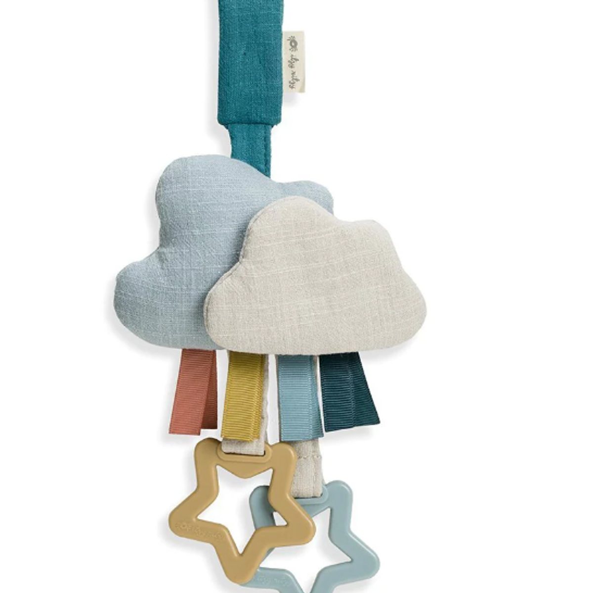 Bitzy Bespoke Ritzy Jingle Attachable Travel Toy - Clouds - Itzy Ritzy