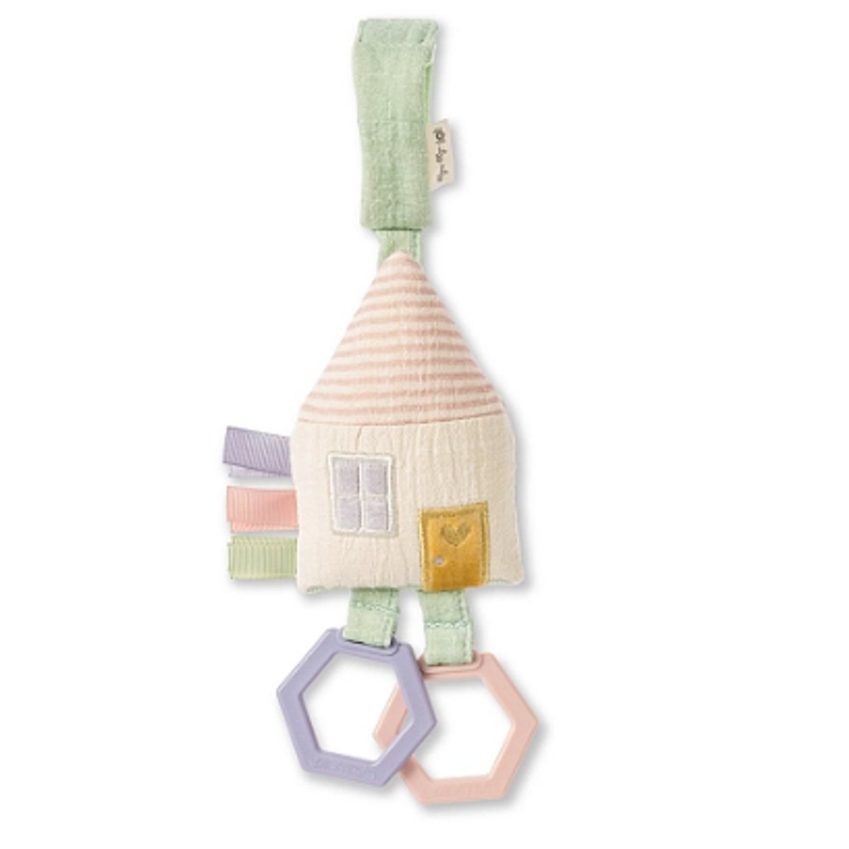 Bitzy Bespoke Ritzy Jingle Attachable Travel Toy - Cottage - Itzy Ritzy