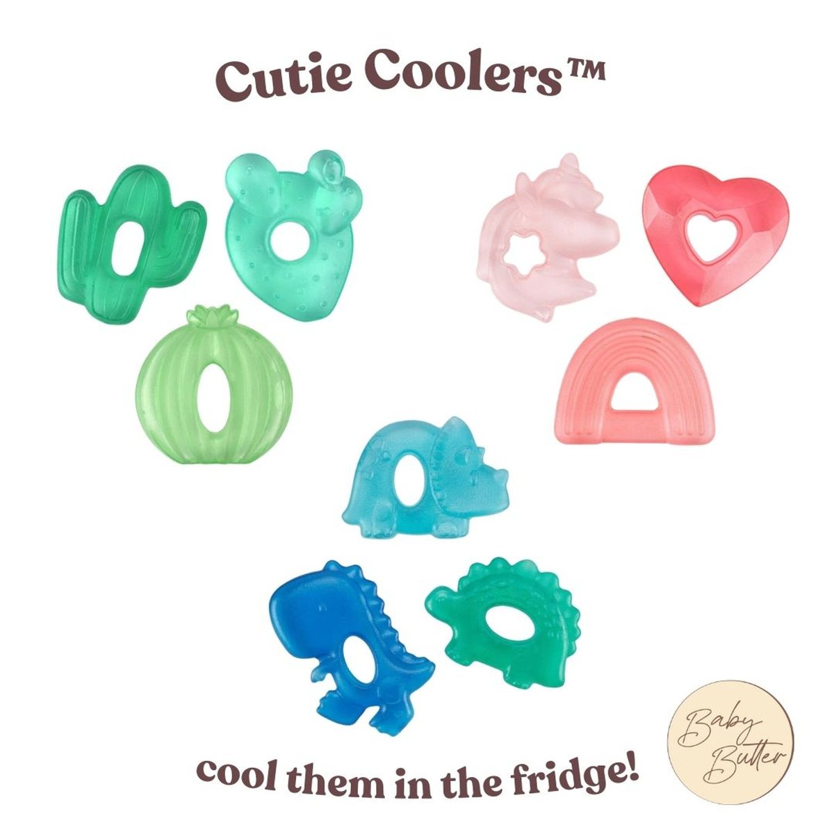 Cutie Coolers Refrigerable Water-filled Teethers - Itzy Ritzy