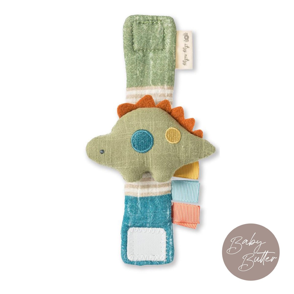 Dino - Itzy Bitzy Rattle Baby Wrist Rattle - Itzy Ritzy