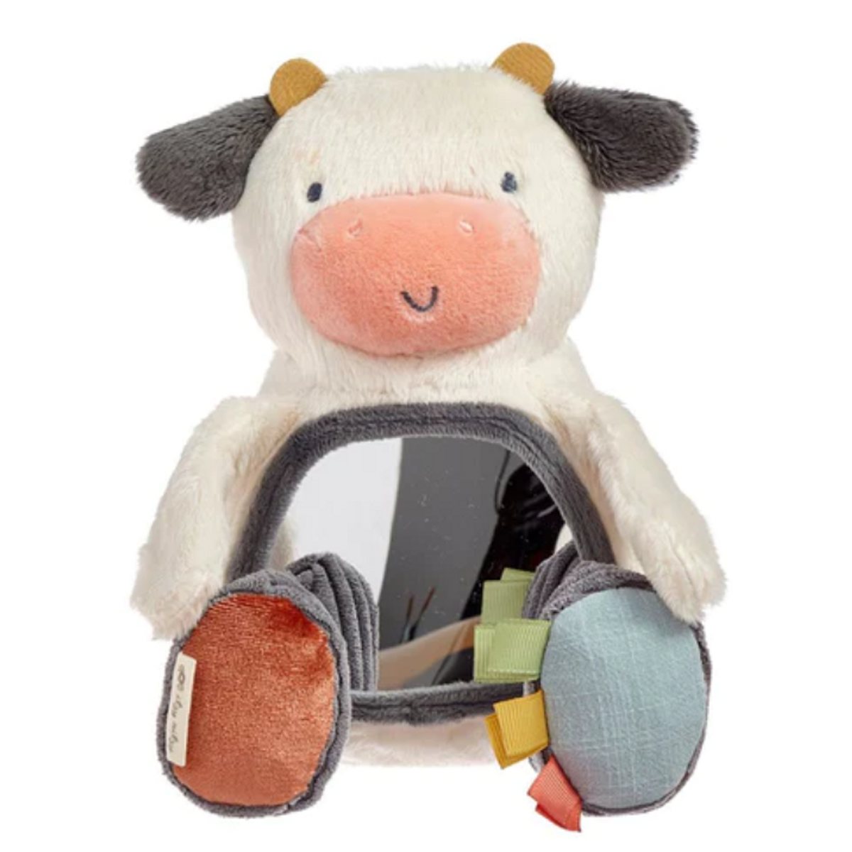 Cow - Itzy Bitzy Mirror Sensory Tummy Time Mirror - Itzy Ritzy