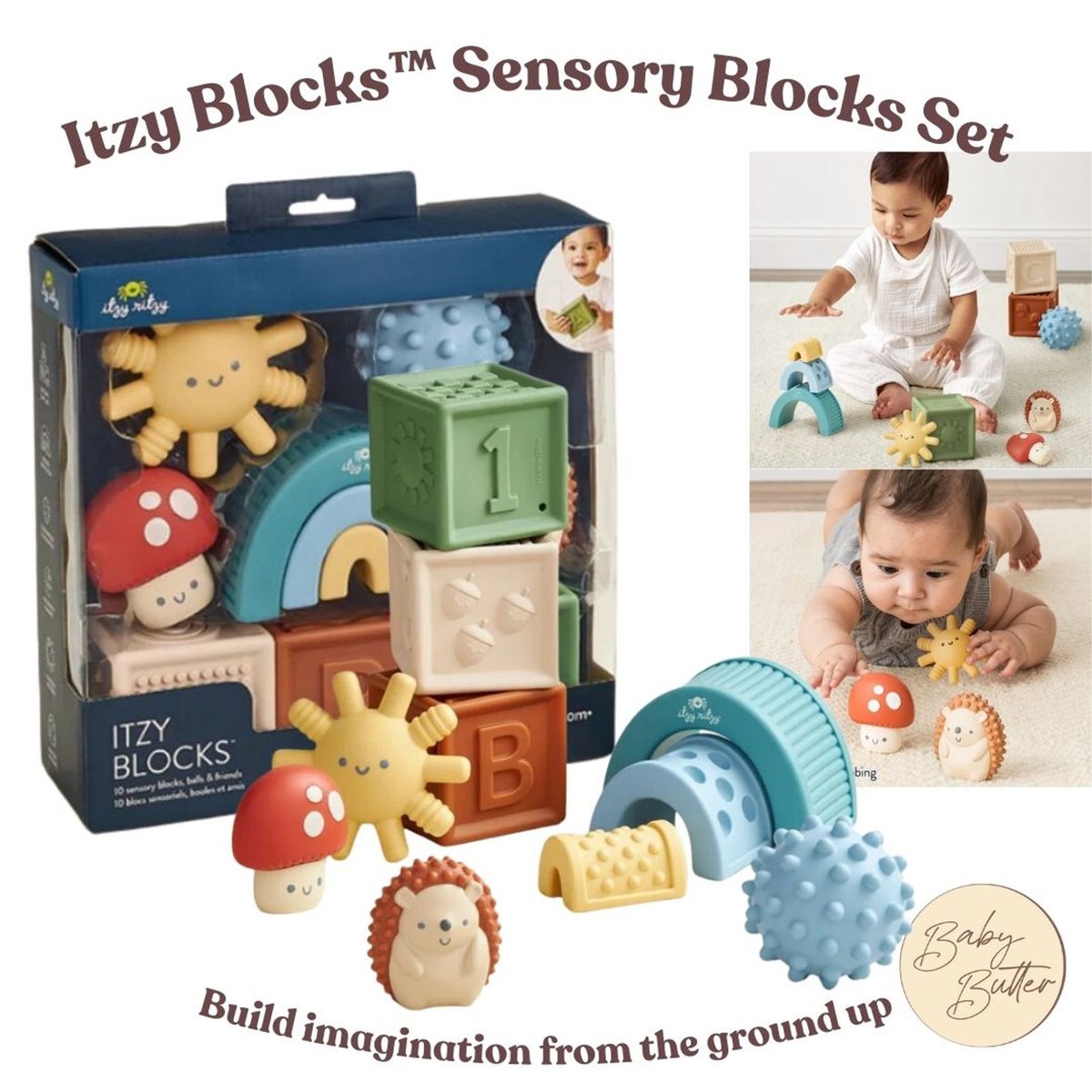 Itzy Blocks Sensory Blocks Set - Itzy Ritzy