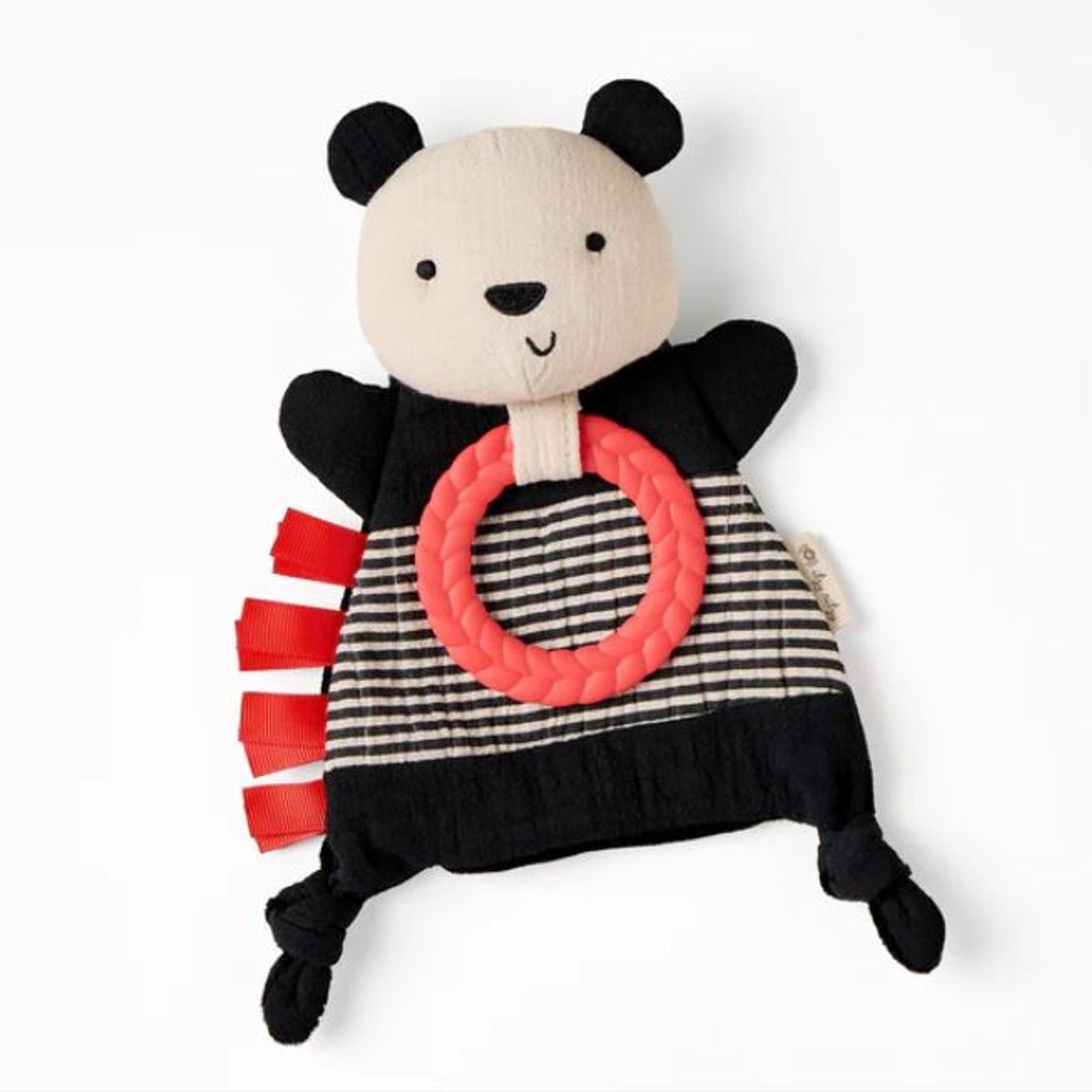 Panda - Bitzy Crinkle Sensory Toy With Teether - Itzy Ritzy