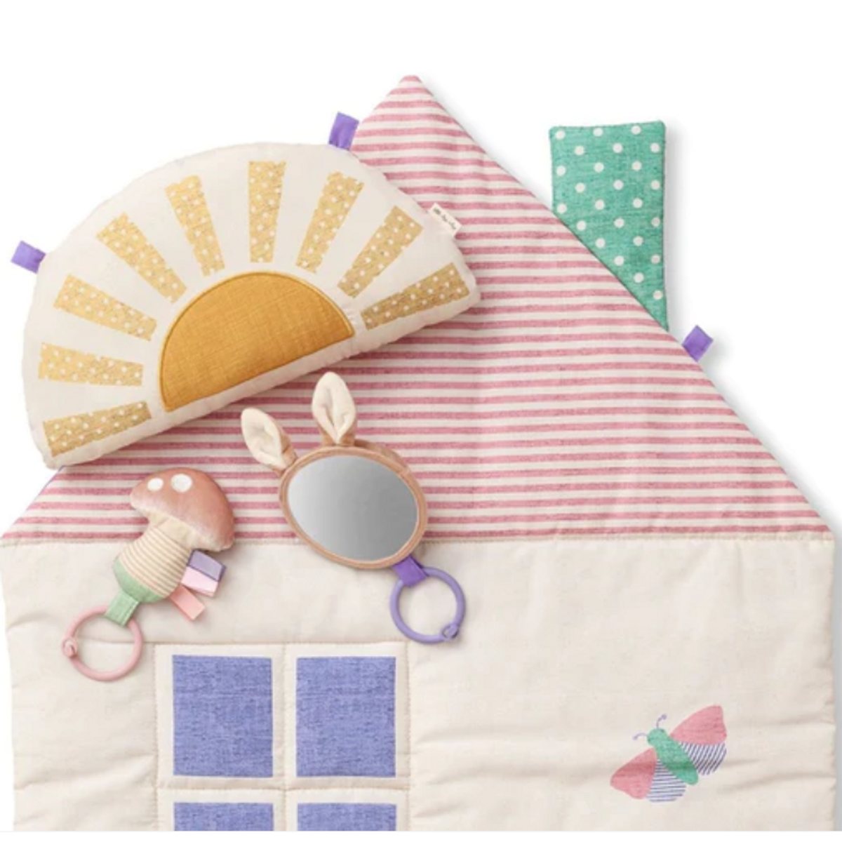 Pink Cottage - Bitzy Bespoke™ Ritzy Tummy Time Play Mat, view 5