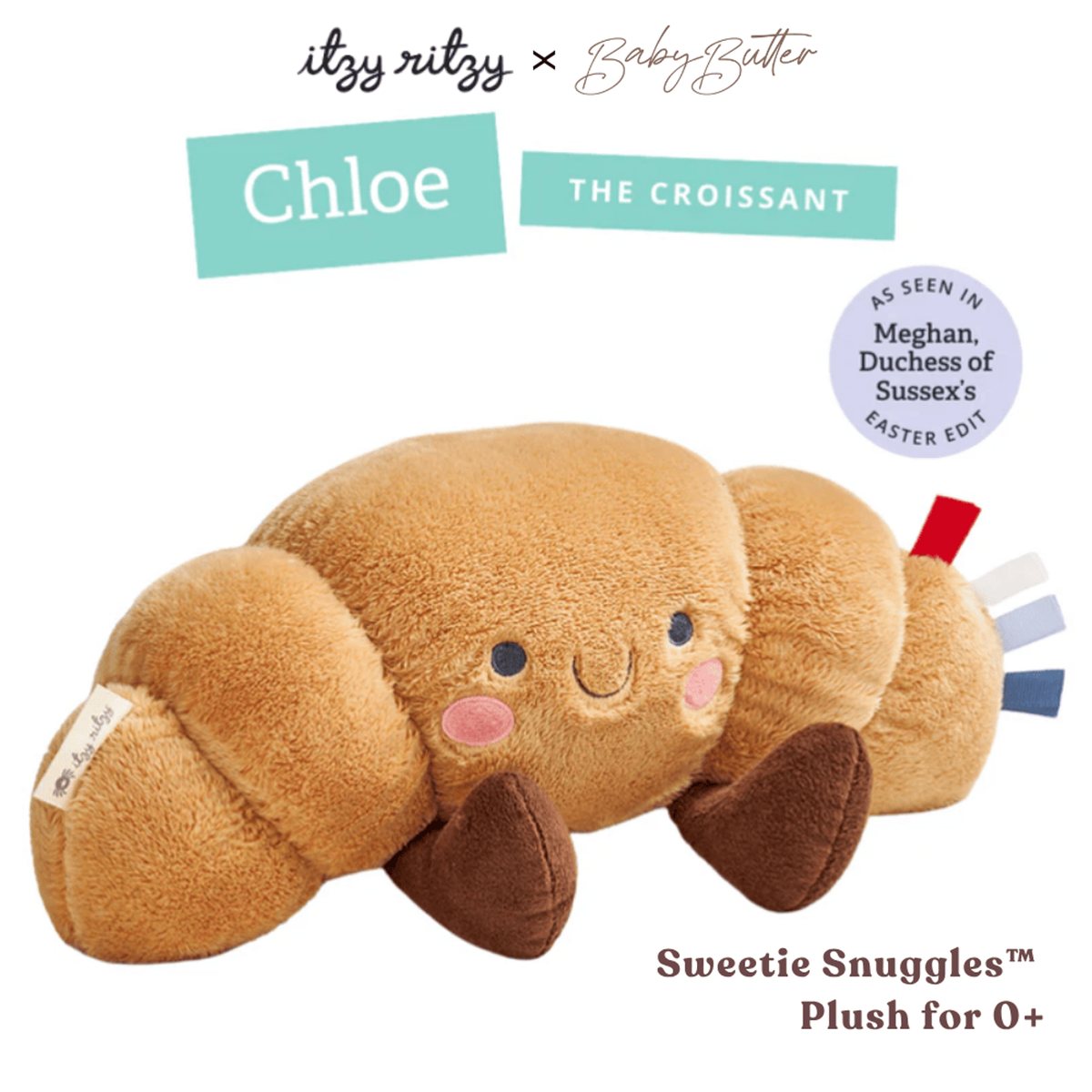 Sweetie Snuggles Plush - Chloe the Croissant - Itzy Ritzy